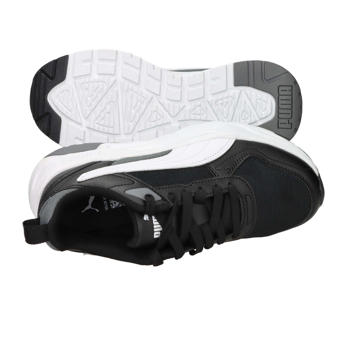 Puma Bambini e ragazzi Sneakers 403703 Nero/Bianco