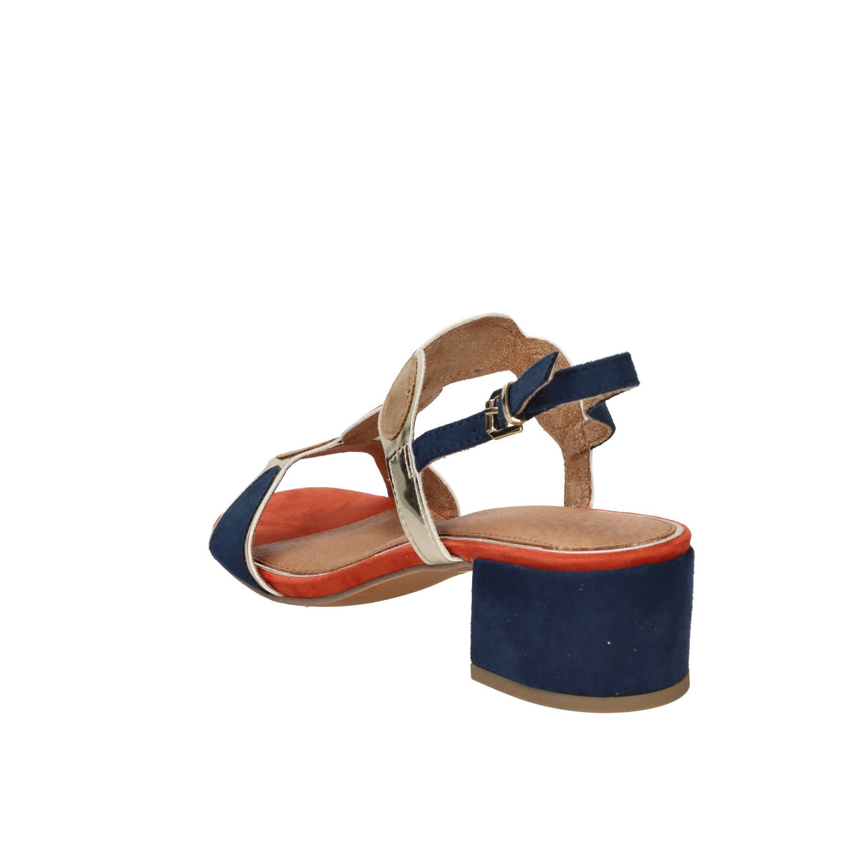 Marco Tozzi Donna Sandali con tacco 2-28230-42 Blu/beige
