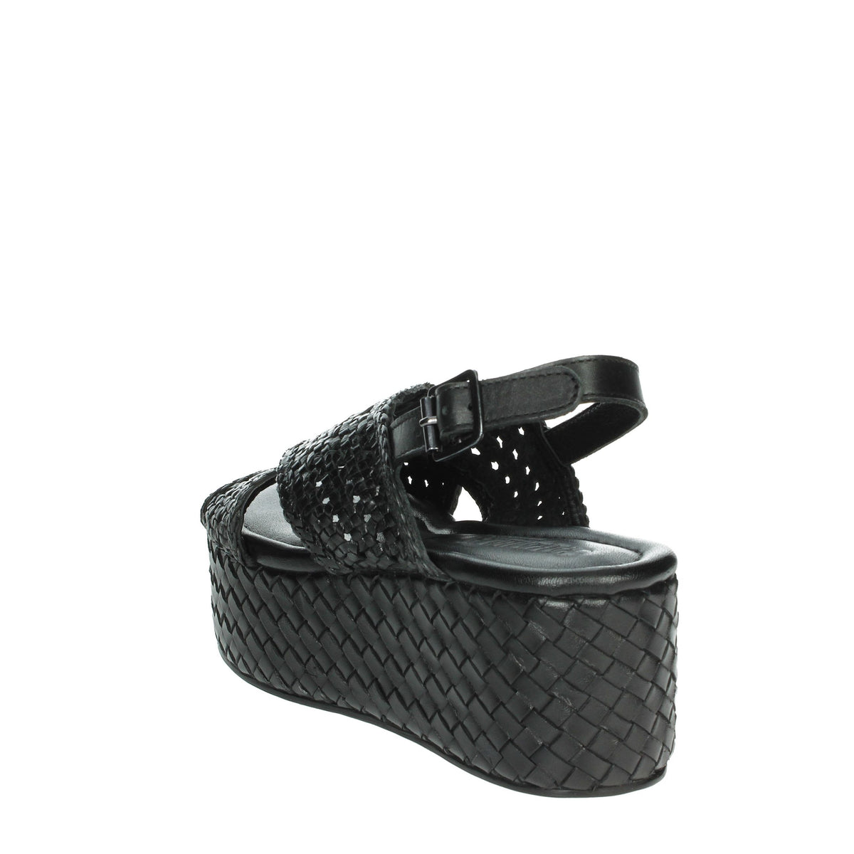 Carmela Donna Sandali con zeppa 161638 Nero