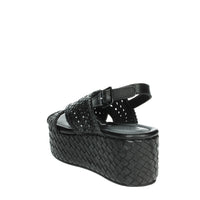 Carmela Donna Sandali con zeppa 161638 Nero