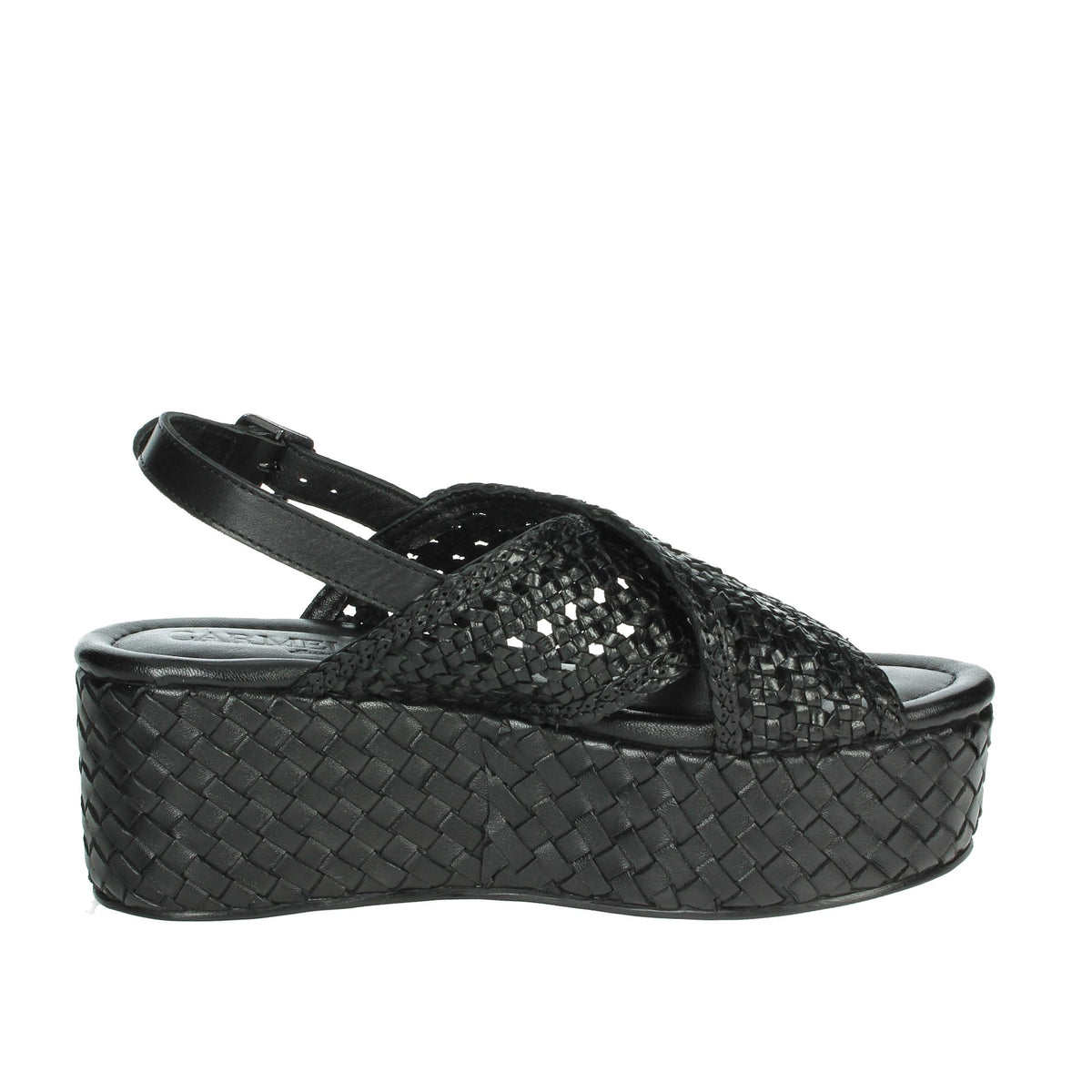 Carmela Donna Sandali con zeppa 161638 Nero
