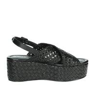 Carmela Donna Sandali con zeppa 161638 Nero