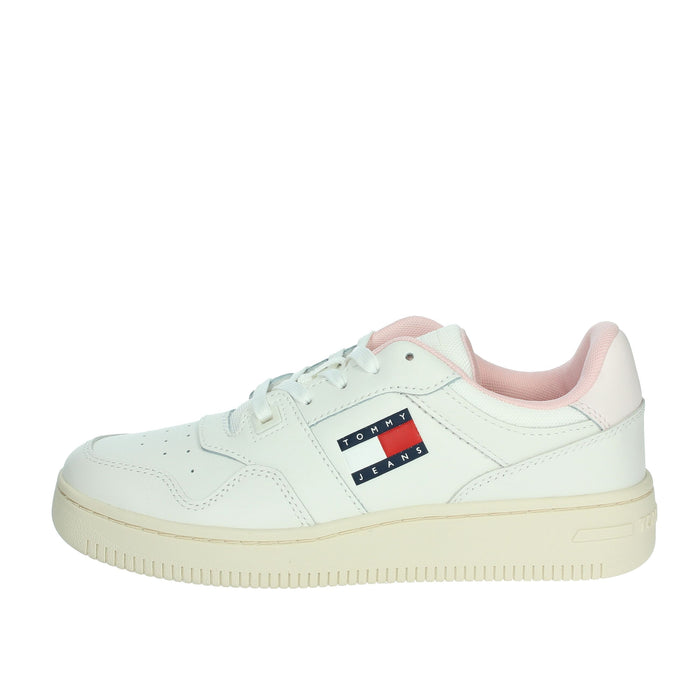 Tommy Hilfiger Donna Sneakers bassa EN0EN02505 Bianco/Rosa