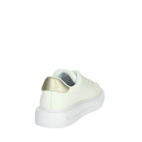LIU-JO Bambine e ragazze Sneakers bassa 4F4305 EX014 Bianco/Oro