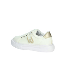 LIU-JO Bambine e ragazze Sneakers bassa 4F4305 EX014 Bianco/Oro