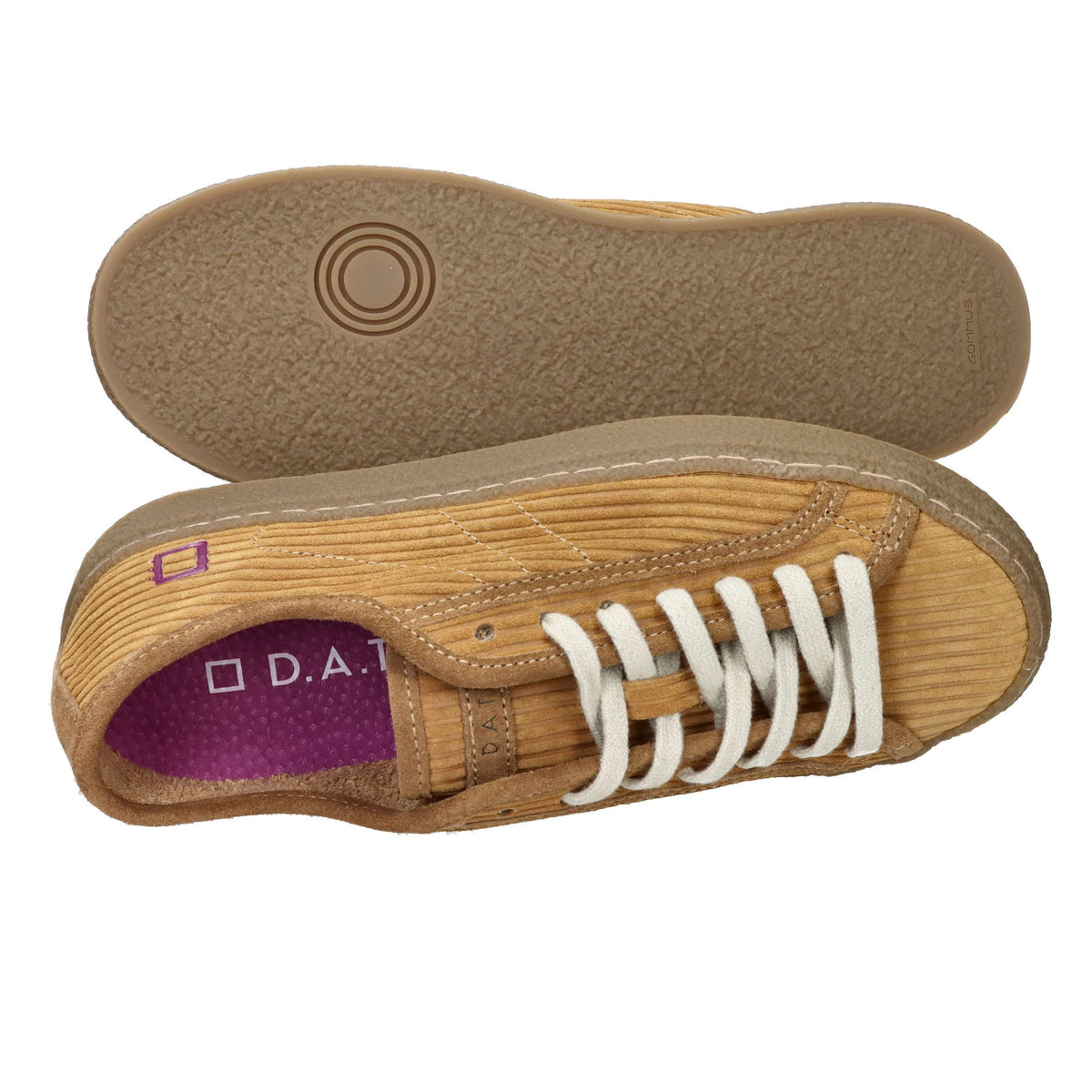 D.A.T.E. Donna Sneakers bassa W431-TE-PW-MR Cuoio