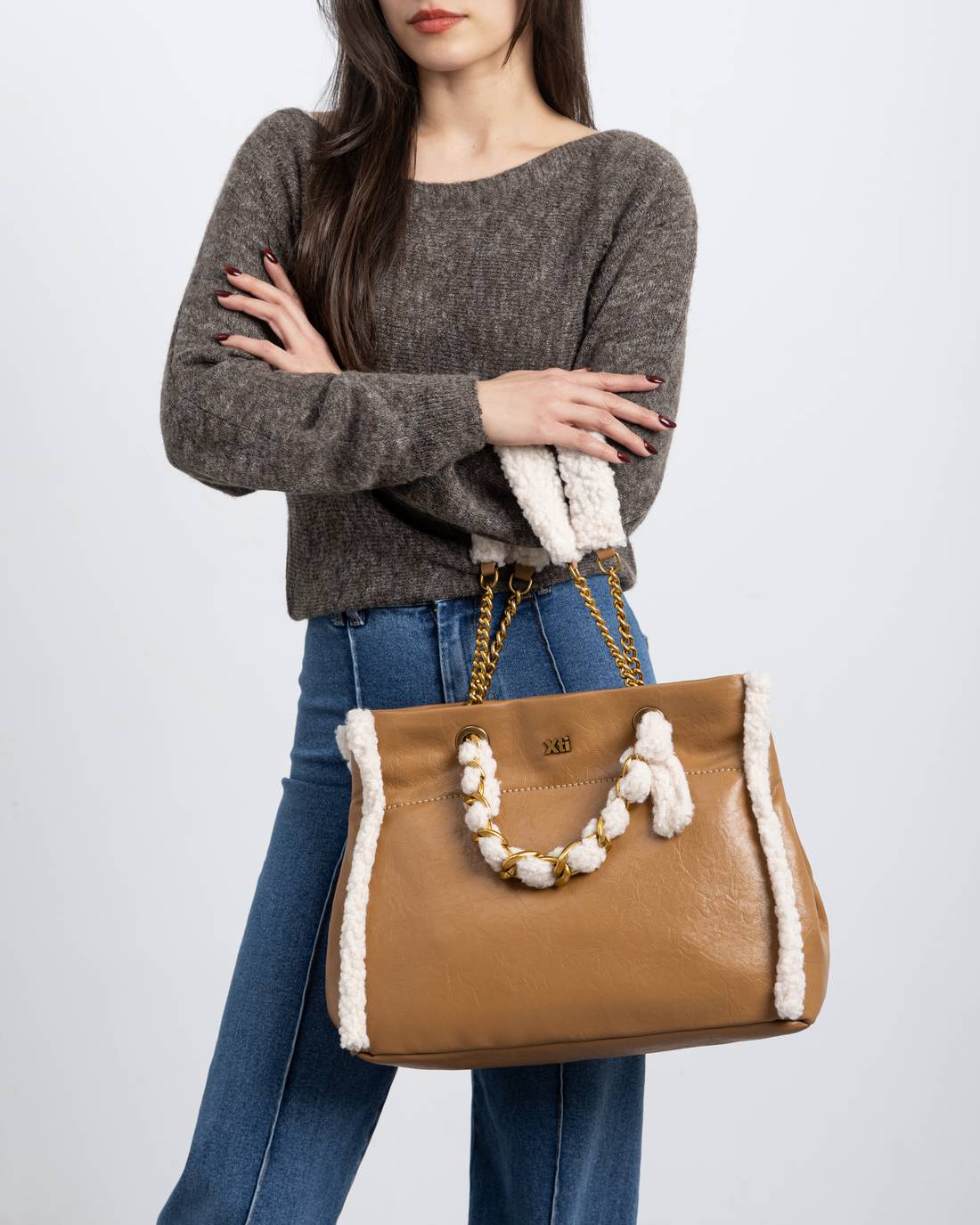 Xti Donna Borsa a spalla 184509 Cammello