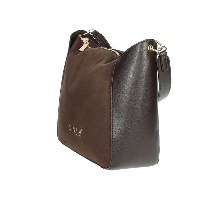CINZIA SOFT Donna Borsa a spalla ABEG200 Marrone