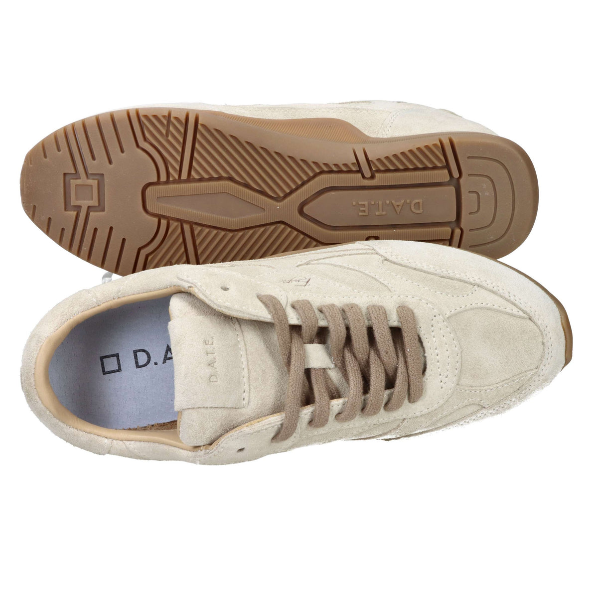 D.A.T.E. Donna Sneakers bassa W431-FL-VL-BI Beige