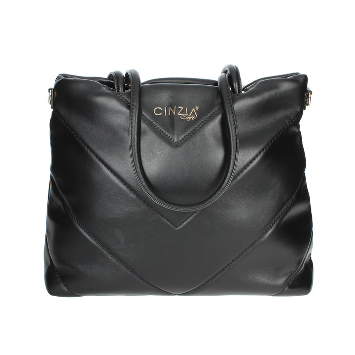 CINZIA SOFT Donna Borsa a spalla ABEG204 Nero