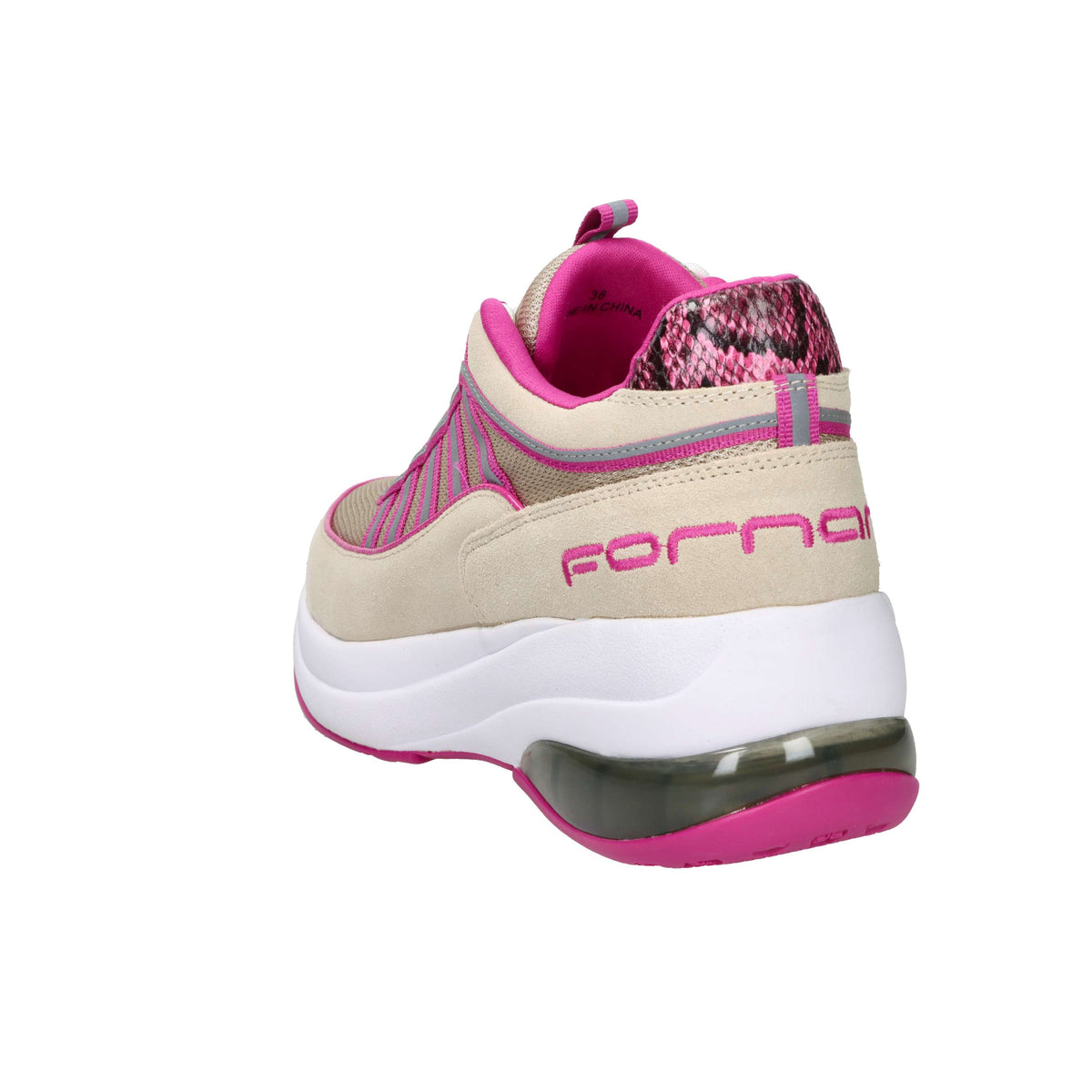 Fornarina Donna Sneakers UP Beige/Fucsia