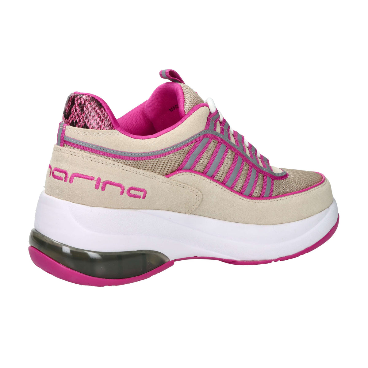 Fornarina Donna Sneakers UP Beige/Fucsia