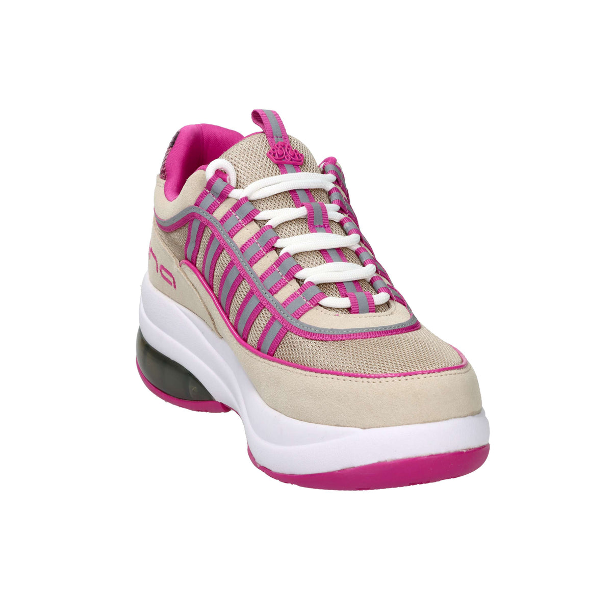 Fornarina Donna Sneakers UP Beige/Fucsia