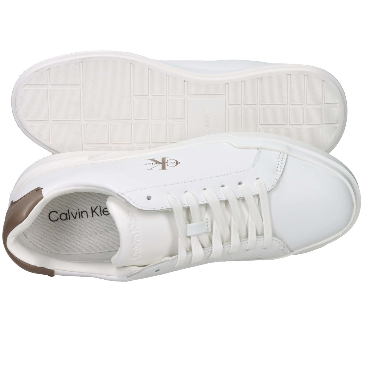 Calvin Klein Men Sneakers YM0YM01344 White/Beige