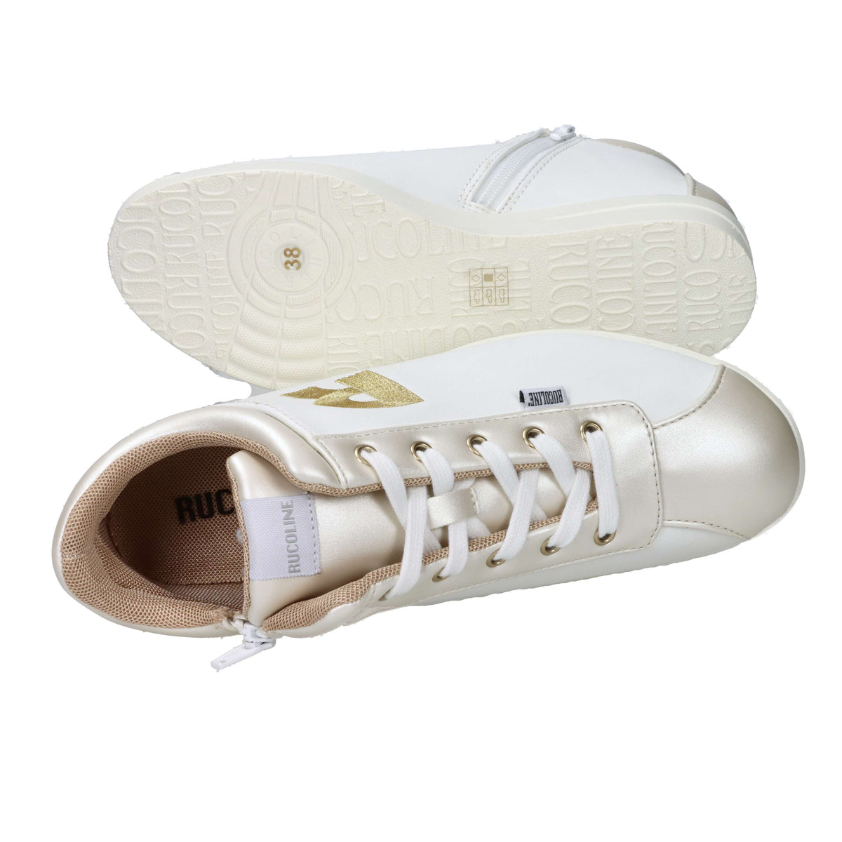Rucoline Donna Sneakers MINNIE Bianco/Oro