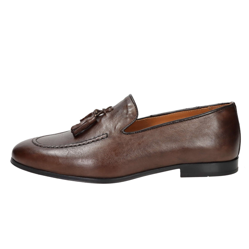 Exton Uomo Mocassino 1164 Marrone