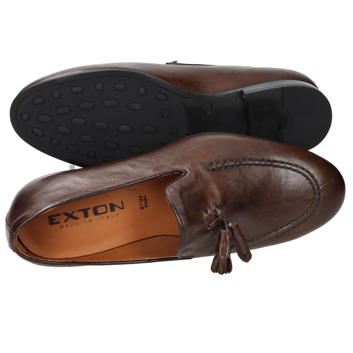 Exton Uomo Mocassino 1164 Marrone
