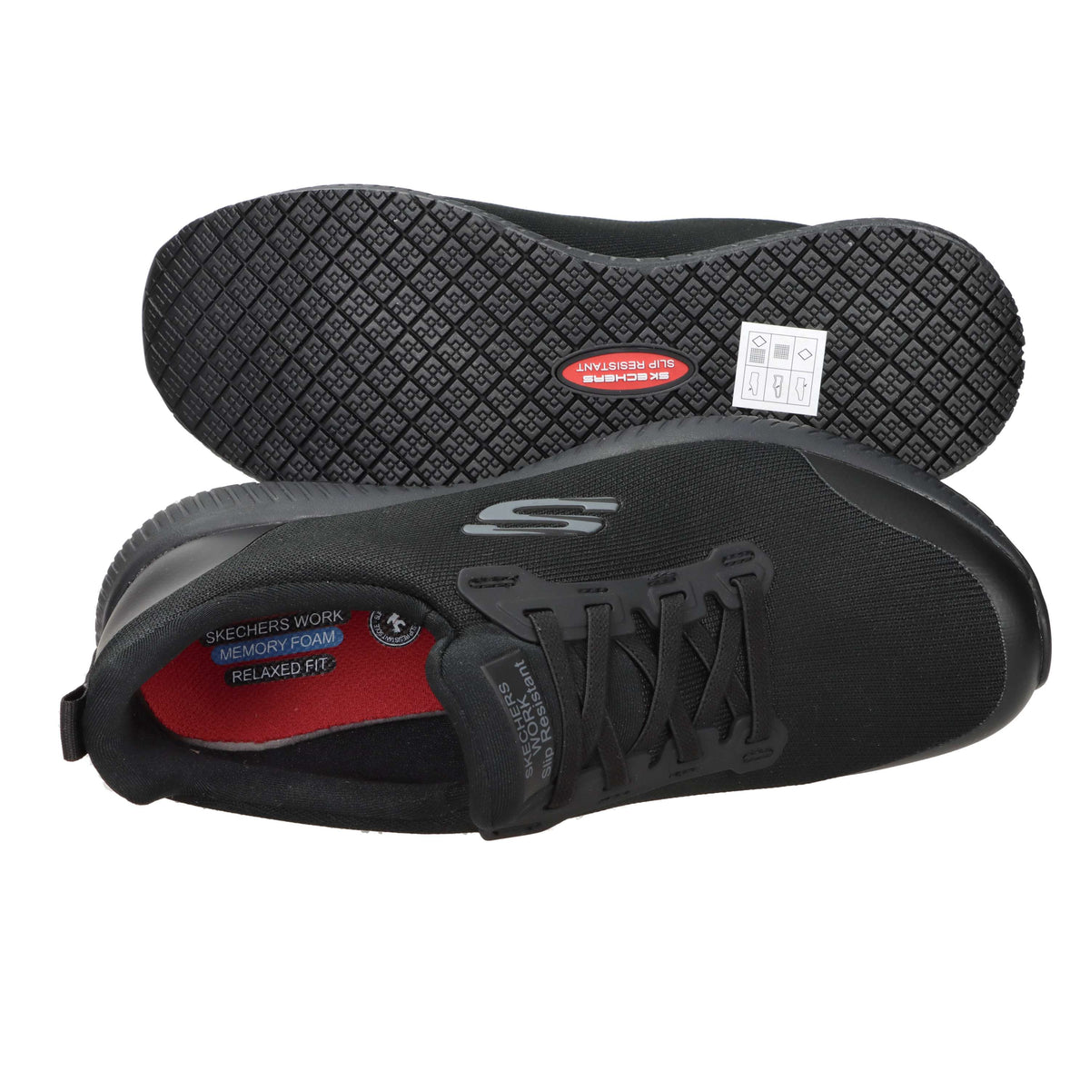 Skechers Donna Slip on 77222EC Nero