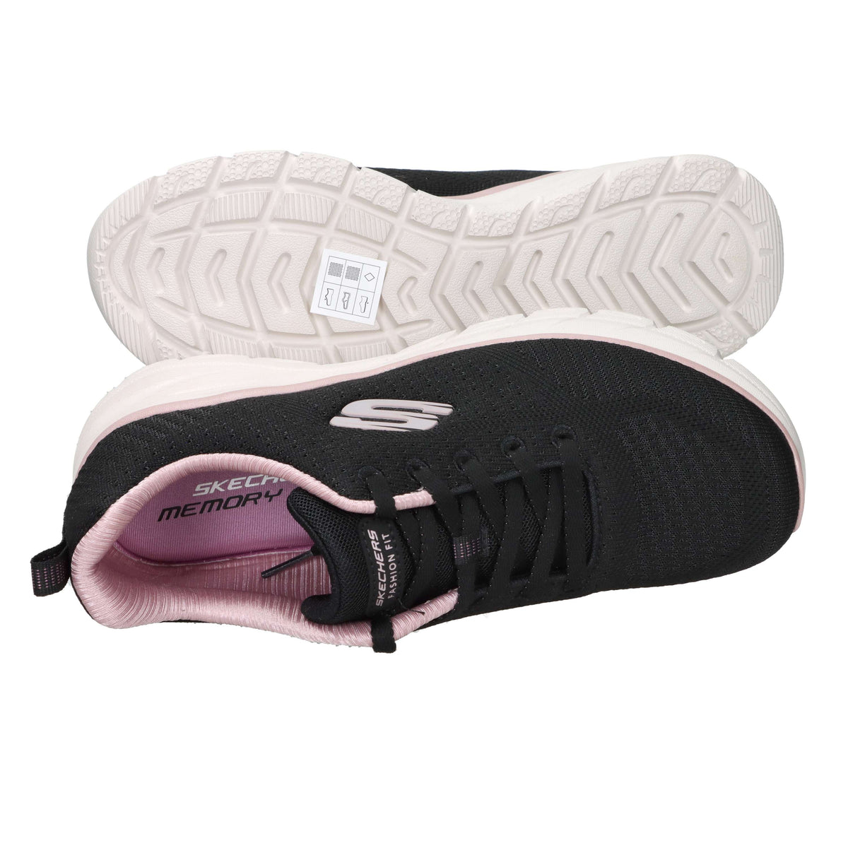Skechers Donna Sneakers 150384 Nero/Rosa