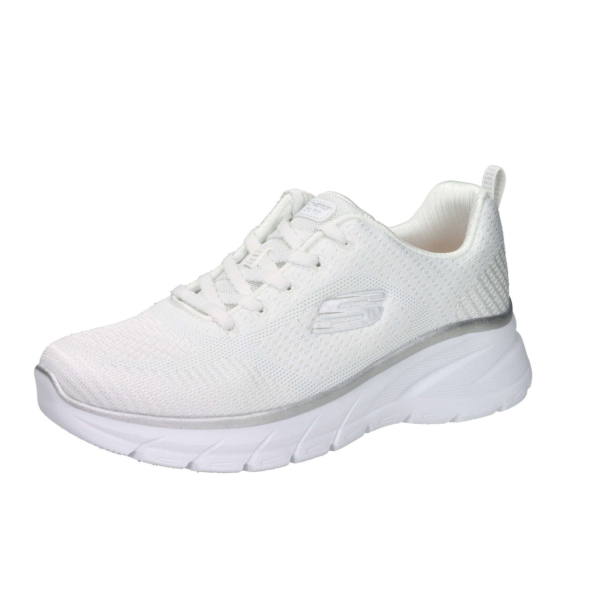 Skechers Donna Sneakers 150384 Bianco/Argento