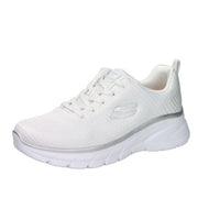 Skechers Donna Sneakers 150384 Bianco/Argento