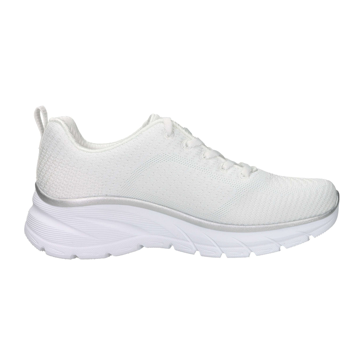 Skechers Donna Sneakers 150384 Bianco/Argento