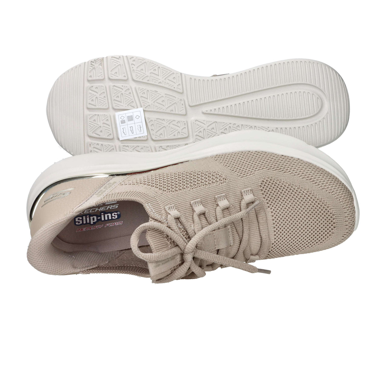Skechers Donna Slip on 117617 Taupe