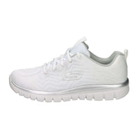Skechers Donna Sneakers 12615 Bianco/Argento