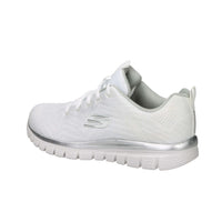 Skechers Donna Sneakers 12615 Bianco/Argento