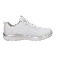 Skechers Donna Sneakers 12615 Bianco/Argento
