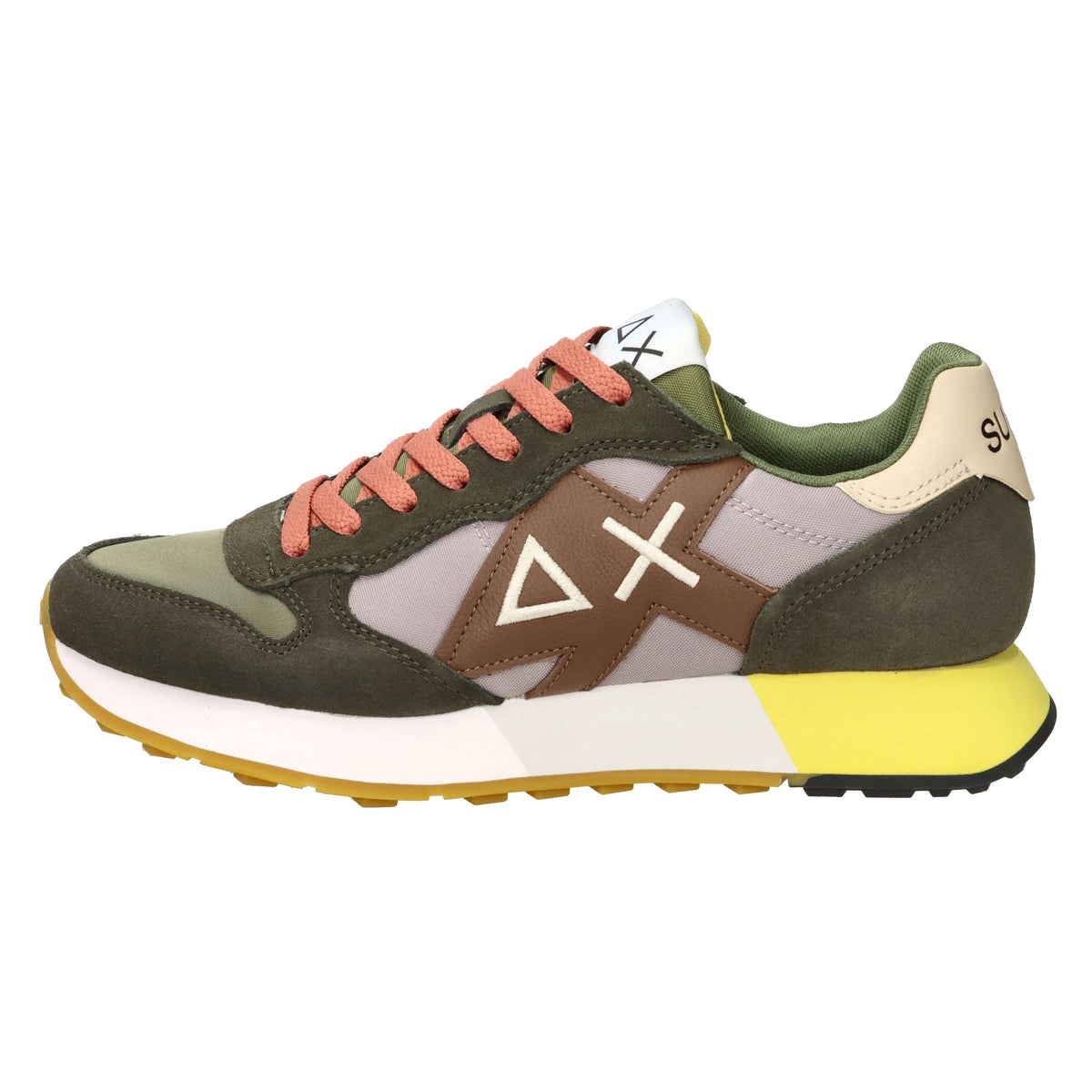 SUN68 Uomo Sneakers Z36116 Verde militare