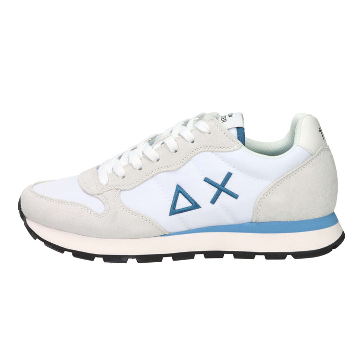 SUN68 Uomo Sneakers Z36101 Bianco/Azzurro