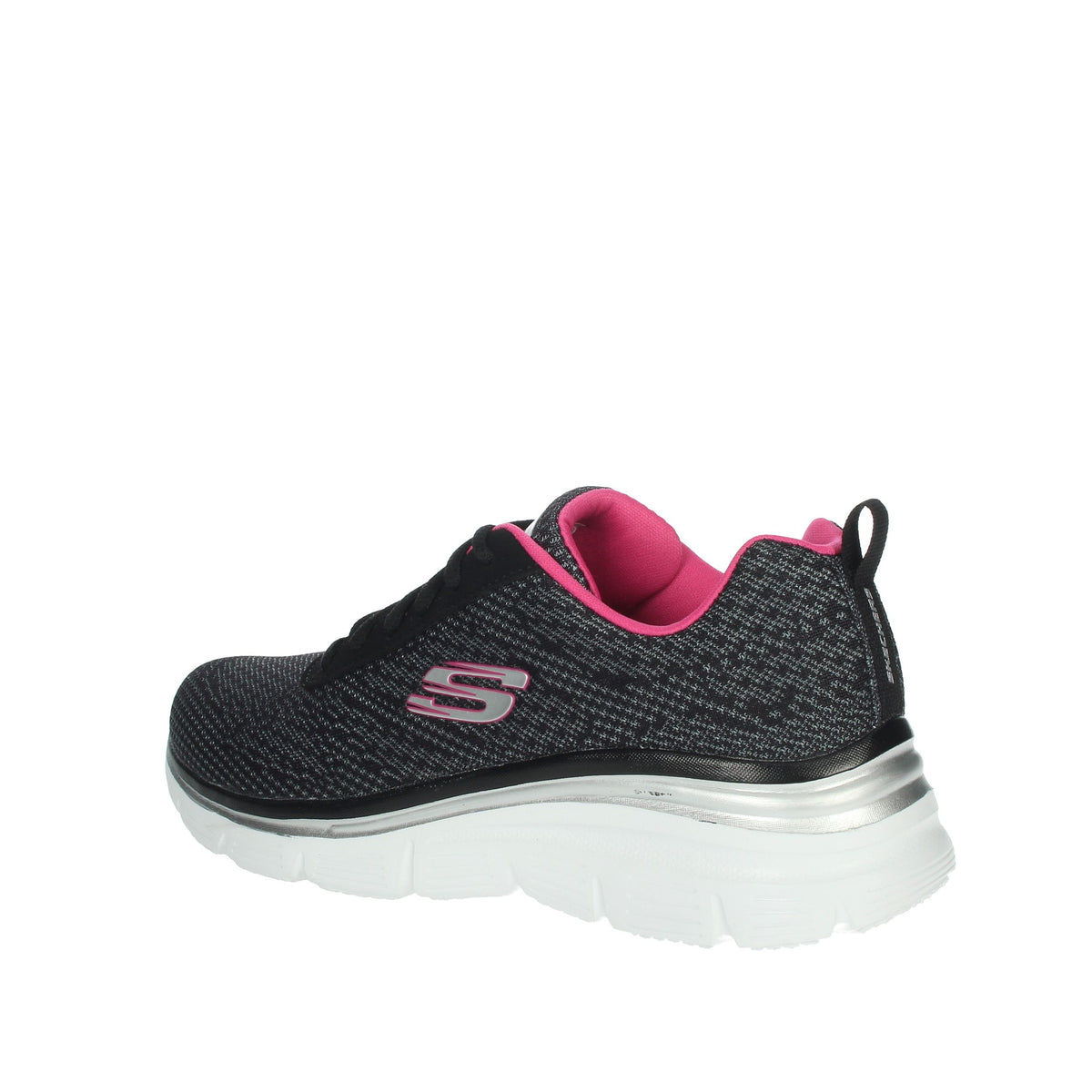 SKECHERS Donna Sneakers 12719 Nero/Fuxia