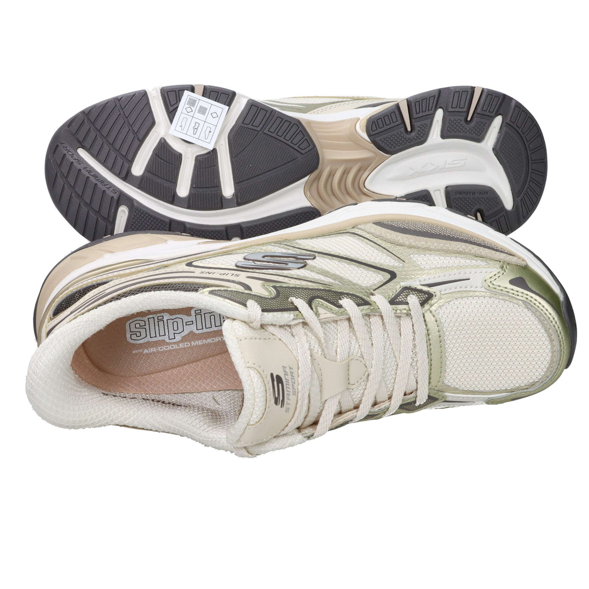 SKECHERS Donna Sneakers 150710 Platino