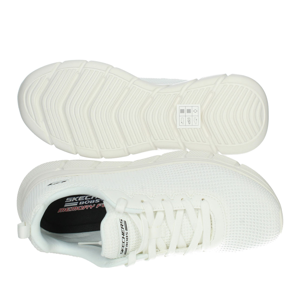 SKECHERS Donna Sneakers 117346 Bianco