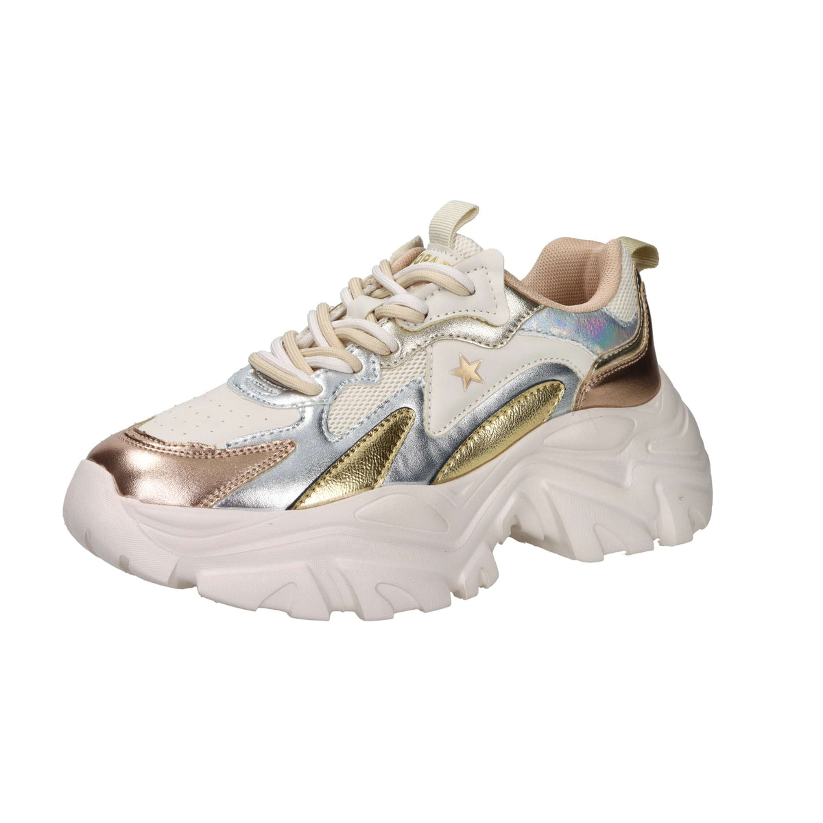 Shop Art Femme Sneakers SASS261310 Beige/Poudre