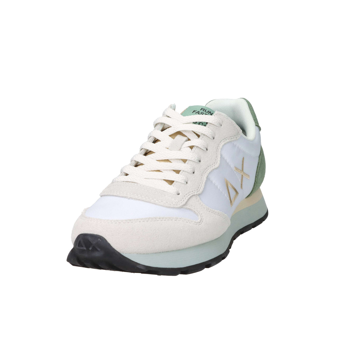 Sun68 Homme Baskets Z36106 Blanc/Vert