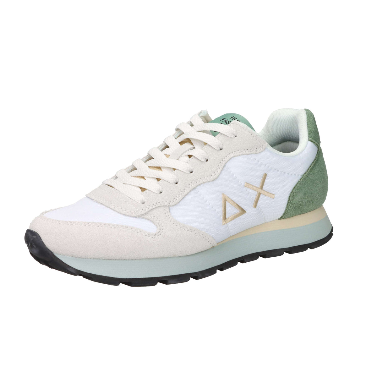 Sun68 Homme Baskets Z36106 Blanc/Vert