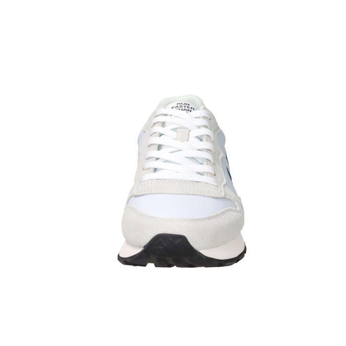 Sun68 Homme Baskets Z36101 Blanc/Bleu clair