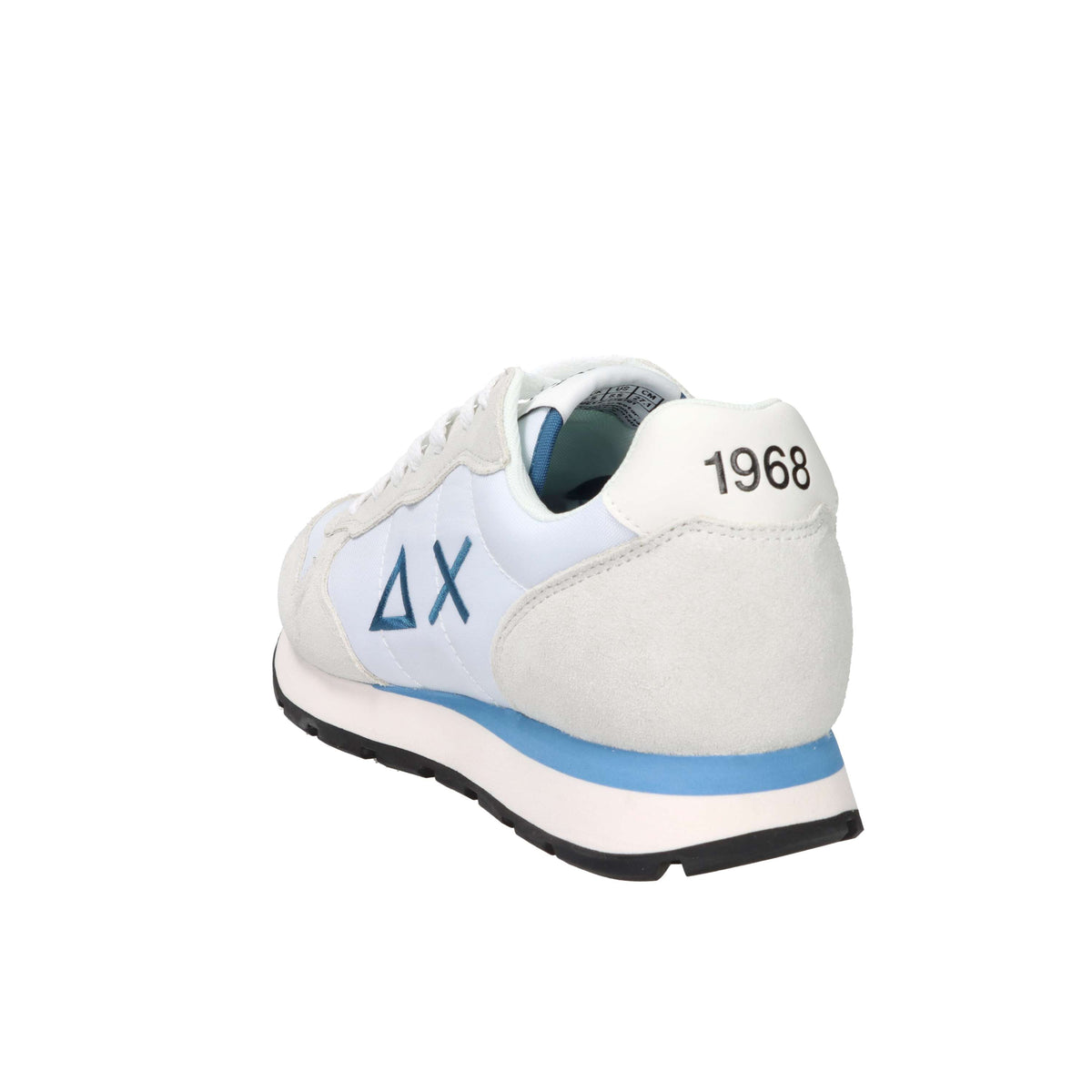Sun68 Hombre Zapatillas Z36101 Blanco/Azul claro
