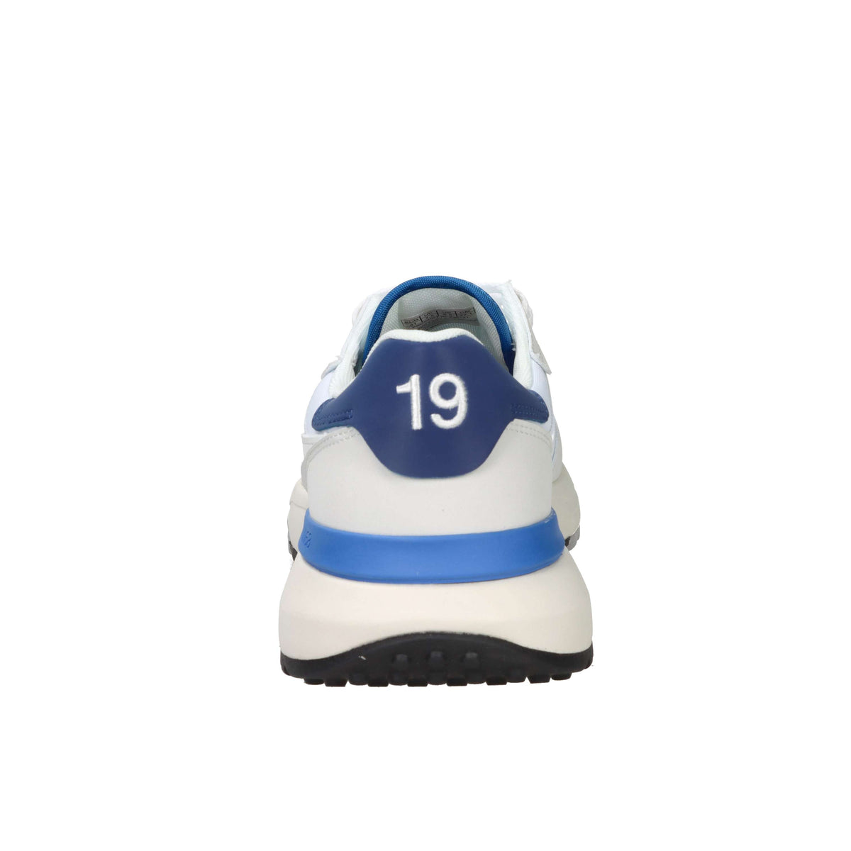 Sun68 Homme Baskets Z36121 Blanc/Bleu clair