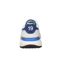 Sun68 Homme Baskets Z36121 Blanc/Bleu clair