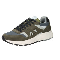 Sun68 Homme Baskets Z36127 Vert militaire