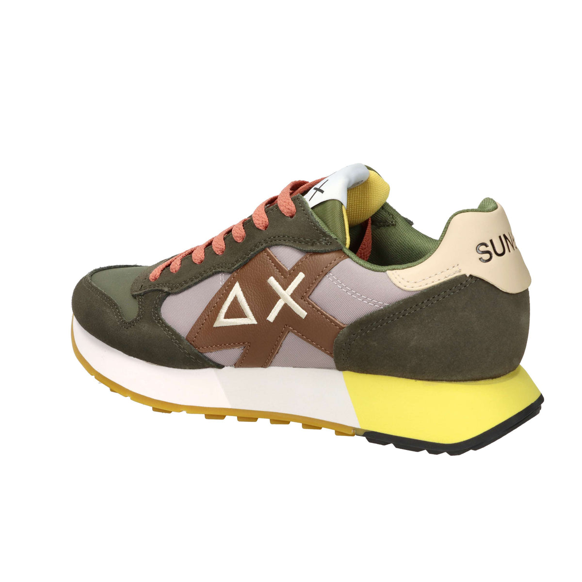 Sun68 Homme Baskets Z36116 Vert militaire
