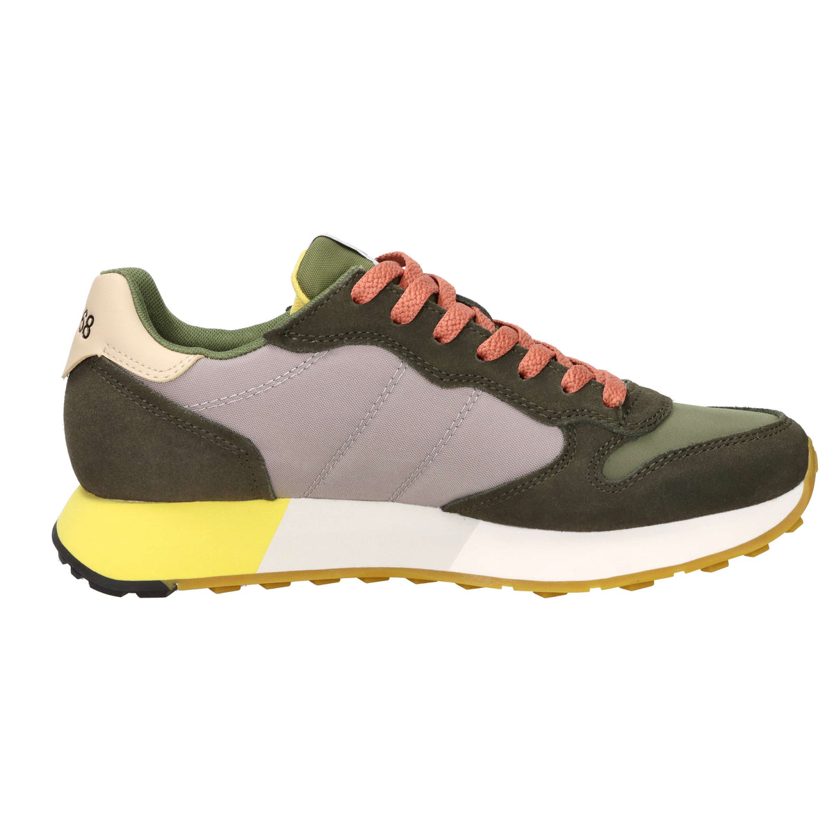Sun68 Homme Baskets Z36116 Vert militaire