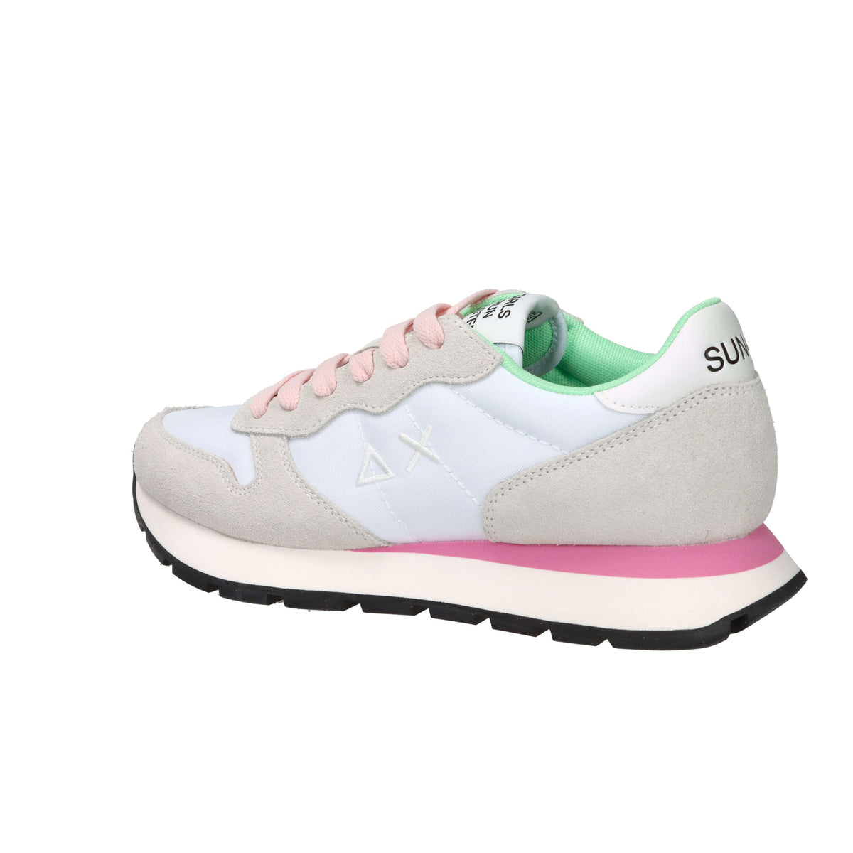 Sun68 Femme Baskets Z36201 Blanc/Rose