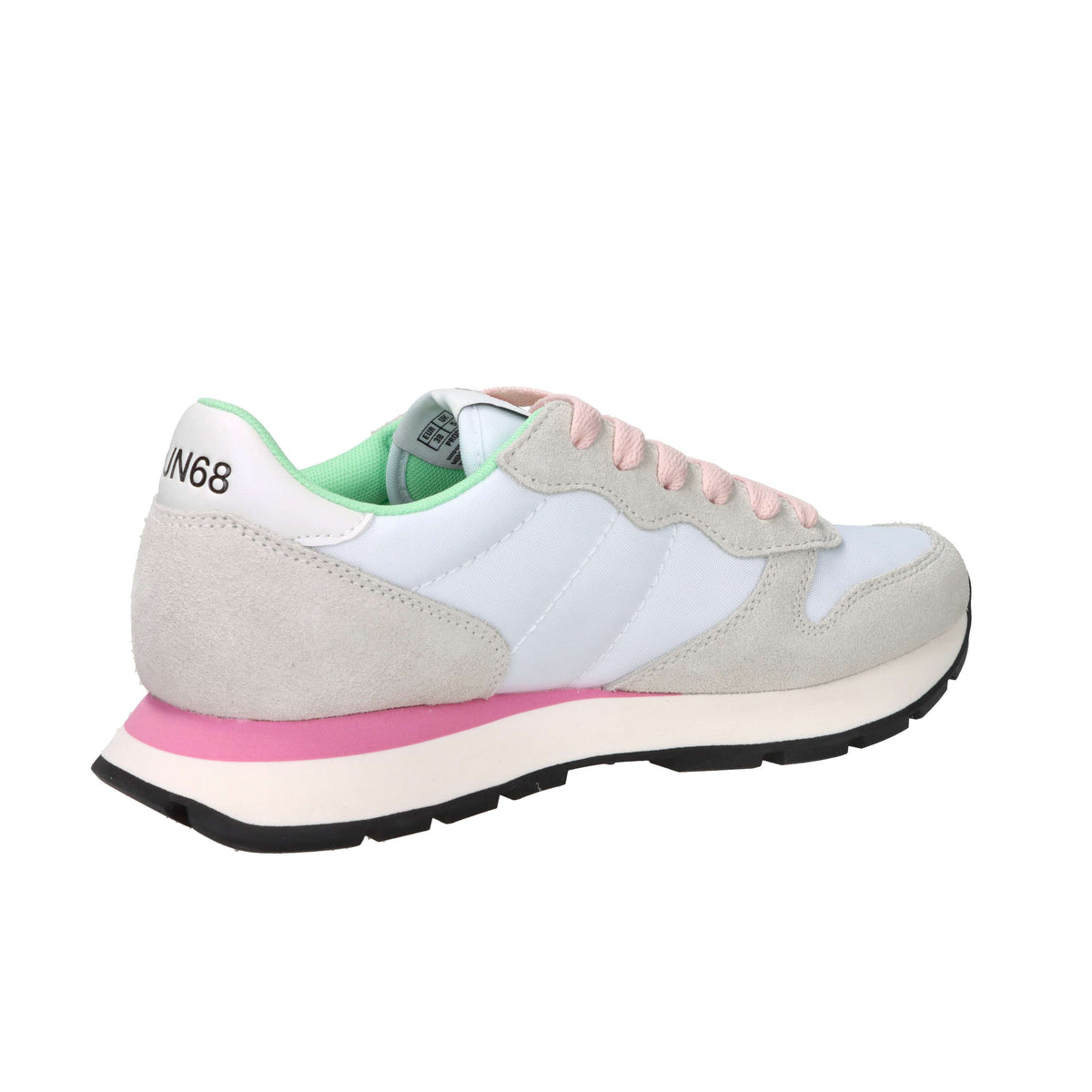 Sun68 Femme Baskets Z36201 Blanc/Rose