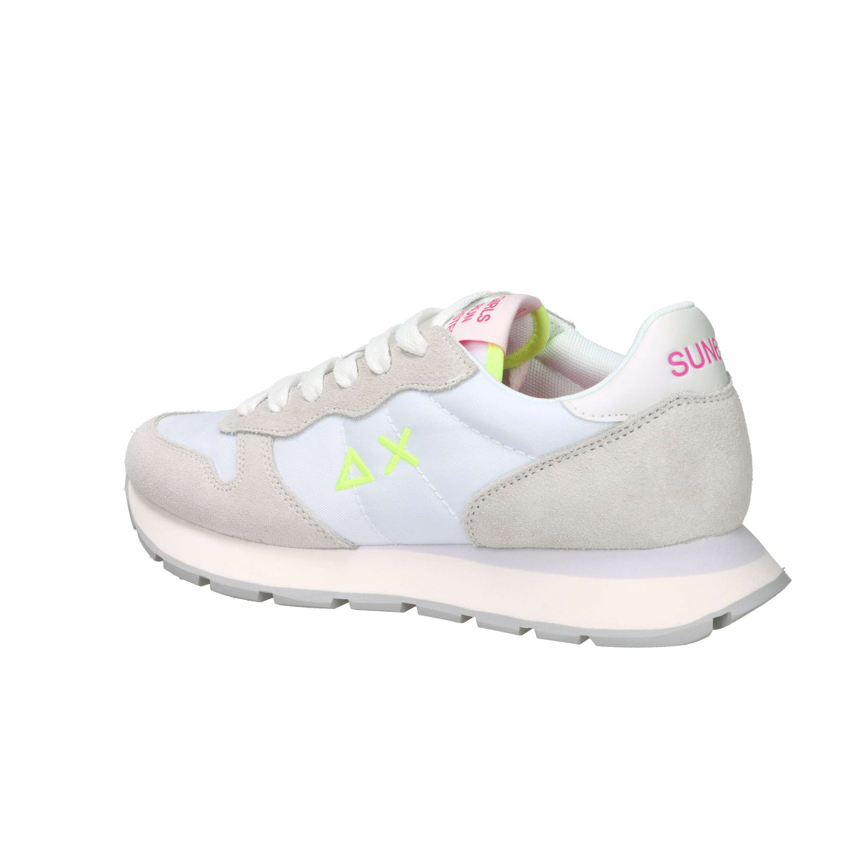 Sun68 Femme Baskets Z36201 Blanc/Fuchsia