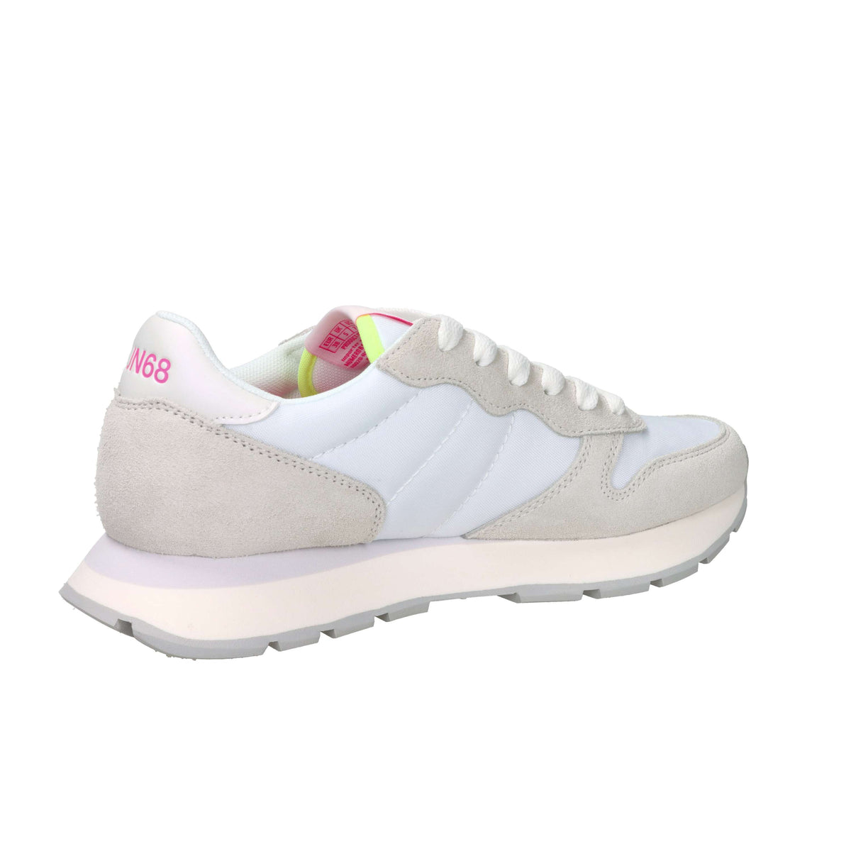 Sun68 Femme Baskets Z36201 Blanc/Fuchsia
