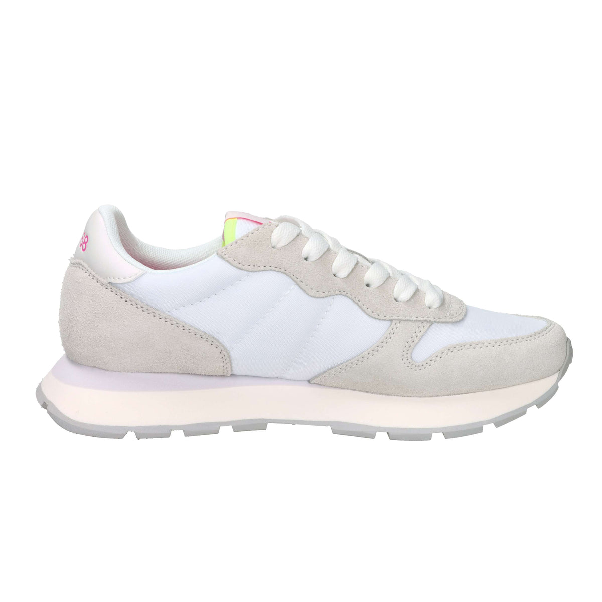 Sun68 Femme Baskets Z36201 Blanc/Fuchsia